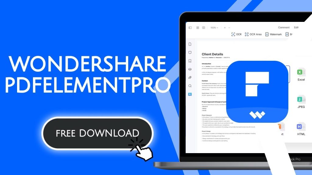 Wondershare PDFelement Pro Full Version