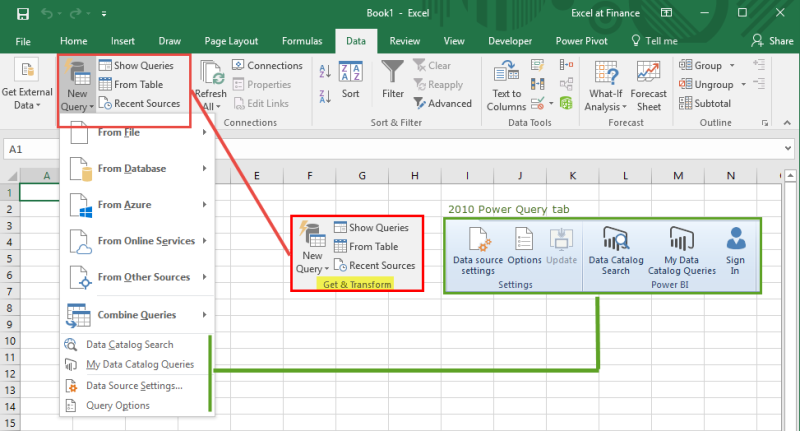 Excel power query