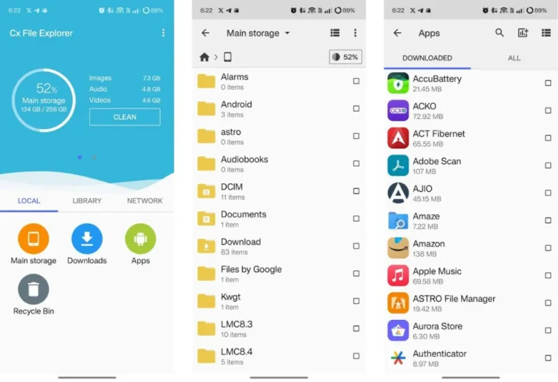 File management on android