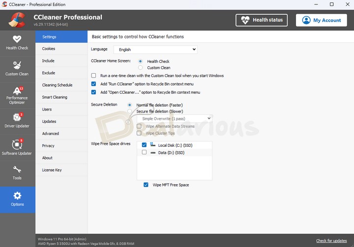 Interface Modification