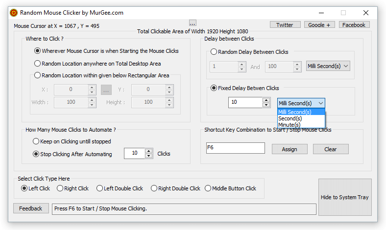 Murgee Auto Clicker Free Download 