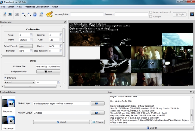 Video Thumbnails Maker Free