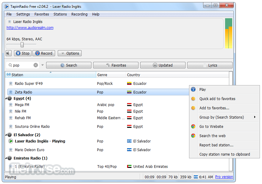TapinRadio Free Download